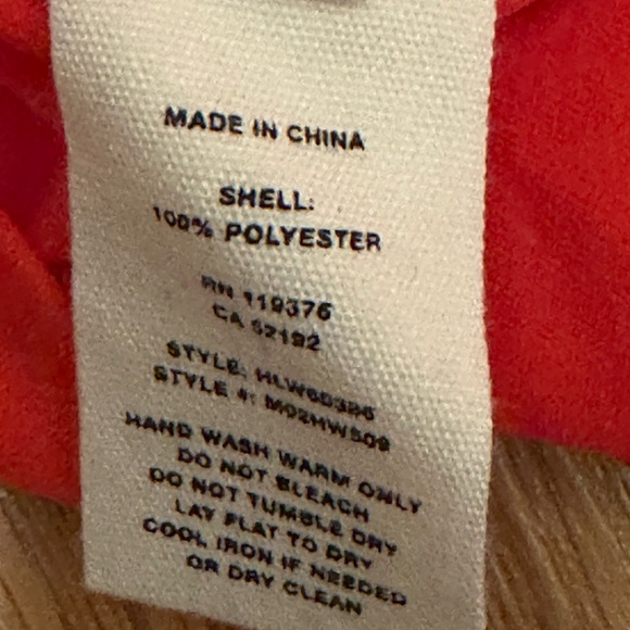 helmut Lang Asymmetrical Red Long Sleeve Top - size medium - Picture 4 of 5